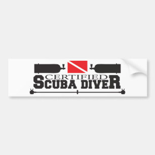 Certified Scuba Diver Bumpersticker