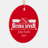 Certified Scuba Diver Ornament (Rechts)