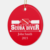 Certified Scuba Diver Ornament (Links)