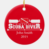 Certified Scuba Diver Ornament (Achterkant)