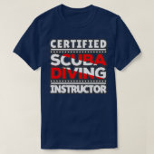 Certified Scuba Diving Instructor T-shirt (Design voorkant)