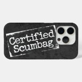 Certified Scumbag Case-Mate iPhone Case (Achterkant (horizontaal))