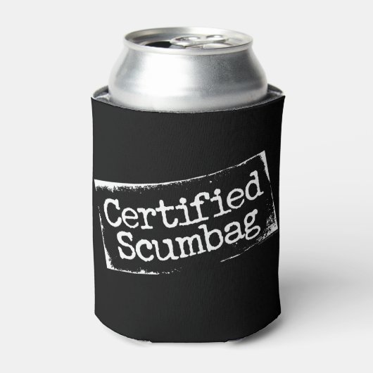Certified Scumbag Koelbox Blikjeskoeler (Blikje Voorkant)