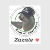 Certified Seal of Approval | Deadpan Vinyl Sticker (Vel)