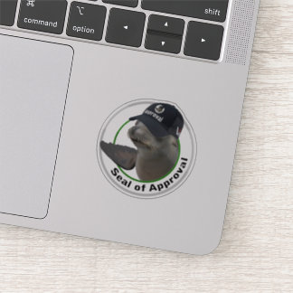 Certified Seal of Approval | Deadpan Vinyl Sticker