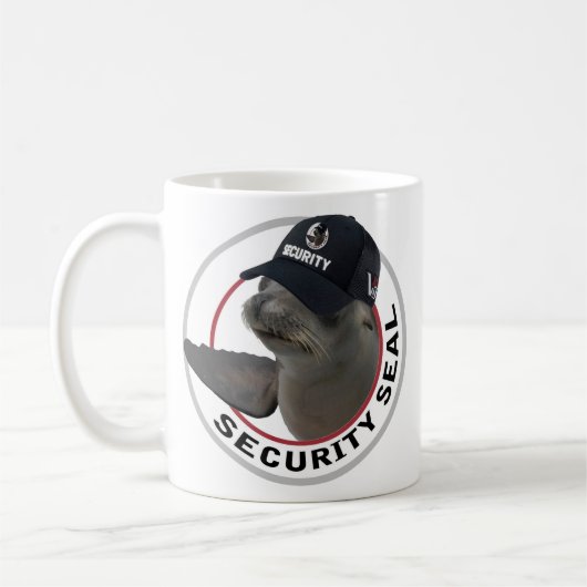 Certified Security Seal | Deadpan Seal Koffiemok (Links)