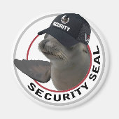 Certified Security Seal | Deadpan Seal Magnet (Voorkant)