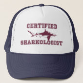 Certified Sharkologist Trucker Pet (Voorkant)