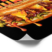 Certified Torta Under Funny Mexican Food Lover  Poster (Hoek)