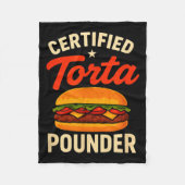 Certified Torta Under Funny Mexican Food Sandwich  Fleece Deken (Voorkant)
