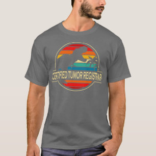 Certified Tumor Registrar Dinosaur T-shirt