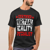 Certified Virtual Reality Specialist T-shirt (Voorkant)