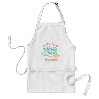 Certified Whisk Taker – Personalized Kitchen Apron Standaard Schort