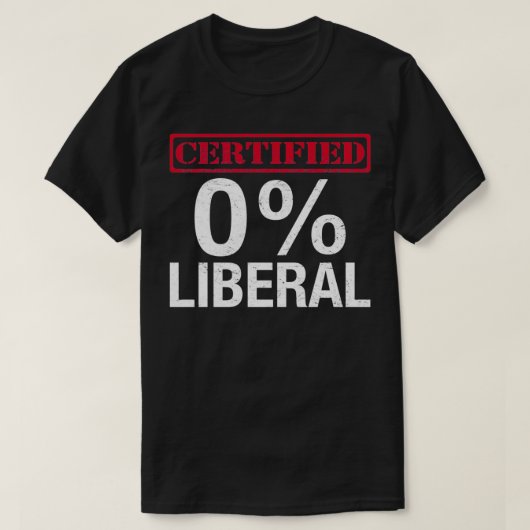 Certified Zero Percent Liberal, 0 Liberal Pullover (Design voorkant)