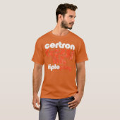 Certron Cassetteband T-shirt - Retro 80s Cassette (Voorkant volledig)
