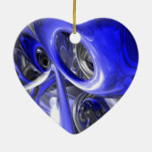 Cerulean Abstract Ornament (Achterkant)