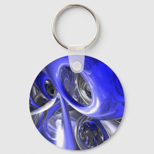 Cerulean Abstracte Sleutelhanger (Voorkant)
