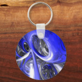 Cerulean Abstracte Sleutelhanger (Voorkant)