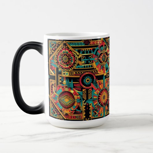 Cerulean 'Aztec Dream' 444ml Morphing Mok (Links)