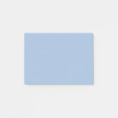 Cerulean blauw Effen Kleur Post-it® Notes (Voorkant)