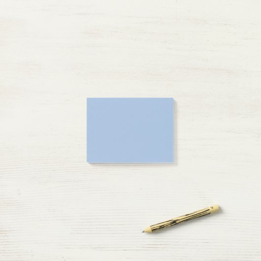 Cerulean blauw Effen Kleur Post-it® Notes (Op bureau)
