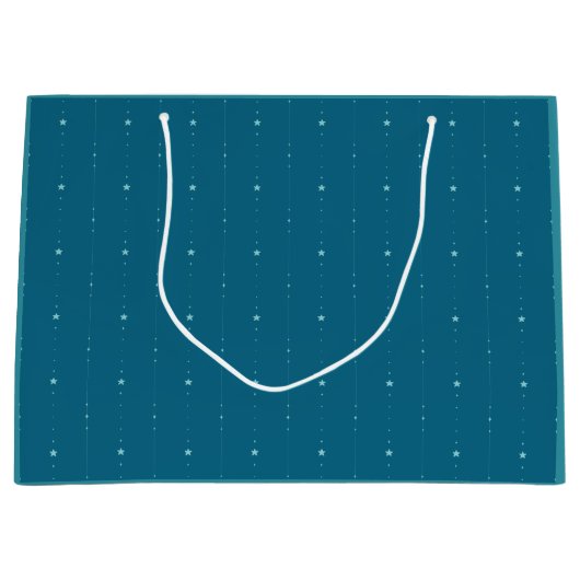 Cerulean Blauw - Vallende Sterren Gift Bag Groot Cadeauzakje (Voorkant)
