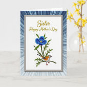 Cerulean Bloom Moederkaart Kaart (Gele Bloem)