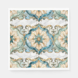 Cerulean Bloom Tapestry Feestservet Servet