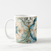 Cerulean Bloom Tapijt Koffiemok (Links)