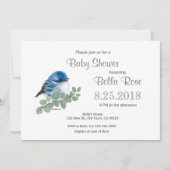 Cerulean Blue Warbler Bird Baby shower Kaarten (Voorkant)