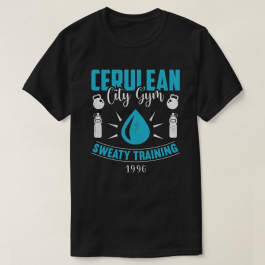 Cerulean City Gym - Sweaty Training .png T-shirt (Design voorkant)