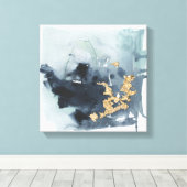 Cerulean & Gold Canvas Afdruk (Insitu (Houten vloer))