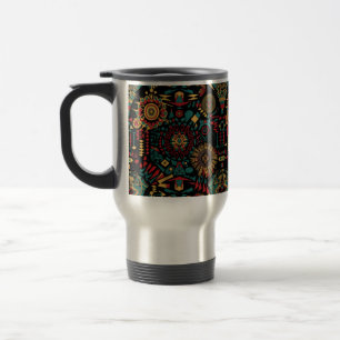 Cerulean "Heritage-Inspired Patterns" Travel Mug 4 Reisbeker