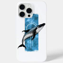 Cerulean Leviathan: Blauwe walvis Majesteit iPhone 15 Pro Max Hoesje