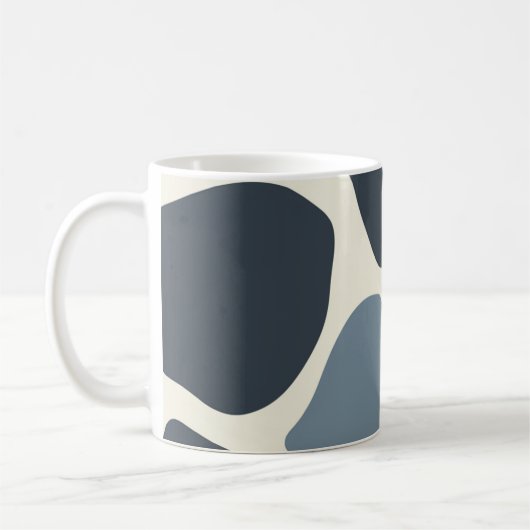 Cerulean mist blauw mok (Links)