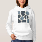 Cerulean Mist Drift Dames Hoodie (Voorkant)