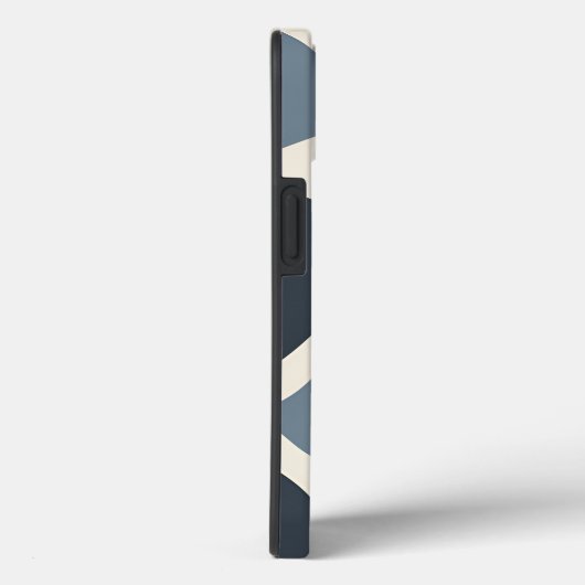 Cerulean Mist Drift Mannen T-shirts Case-Mate iPhone Case (Achterkant / Rechts)