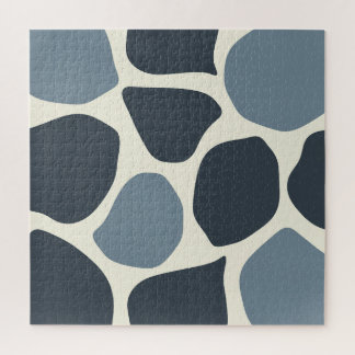 Cerulean Mist Drift | Moderne Organische Puzzel