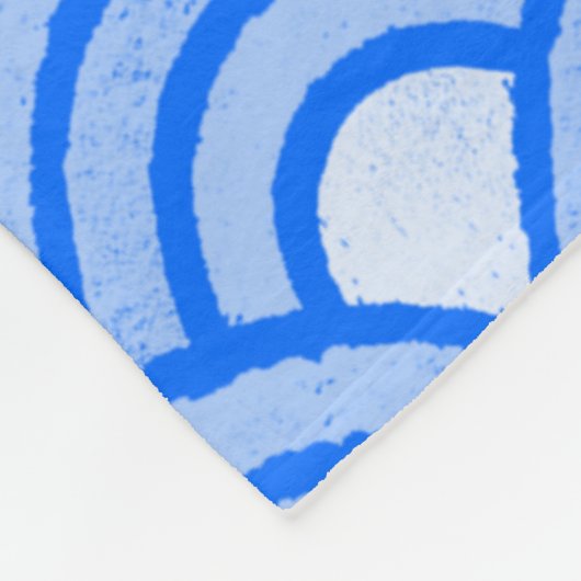 Cerulean Scales Fleece Deken (Hoek)