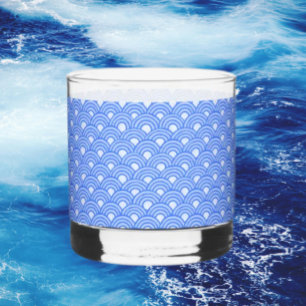 Cerulean Scales Rocks Glass Whisky Glas