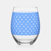 Cerulean Schubben Steelze Wijn Glas (Achterkant)