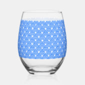 Cerulean Schubben Steelze Wijn Glas (Links)