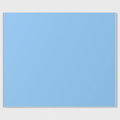 Cerulean Sky Blue Pop Of Color Cadeaupapier (Vlak)