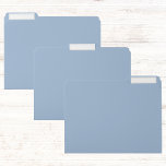 Cerulean Solid Color Documentenmap<br><div class="desc">Cerulean Solid Color</div>