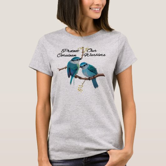 Cerulean Warbler T-shirt (Voorkant)