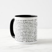 CERVANTES, denk ik? - Mok-400 jaar QUIXOTE taza Mok (Voorkant links)