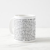 CERVANTES, denk ik? - Mok-400 jaar QUIXOTE taza Mok (Voorkant links)