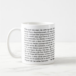 CERVANTES, denk ik? - Mok-400 jaar QUIXOTE taza Mok