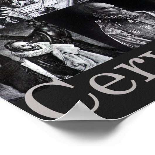 CERVANTES, denk ik?-Poster -400 JAAR QUIXOTE Poster (Hoek)