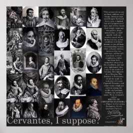 CERVANTES, denk ik?-Poster -400 JAAR QUIXOTE Poster